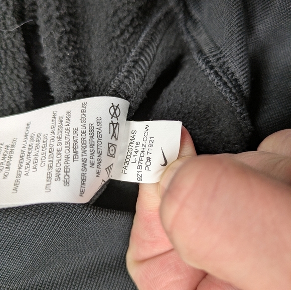 Dallas Cowboys Hoodie Youth L Black Nike Salute to Service NFL Sideline Boys - Picture 9 of 9